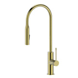 Aziz Sink Mixer Pull-out Brushed Gold Brushed Gold