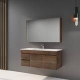 Berge Wall-Hung Wood Grain MDF Vanity B124LW-DO — detail 3