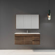 Berge Wall-Hung Wood Grain MDF Vanity B124RW-DO