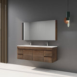 Berge Wall-Hung Wood Grain MDF Vanity B154W-DO — detail 2
