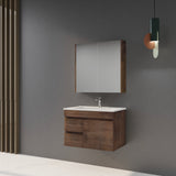 Berge Wall-Hung Wood Grain MDF Vanity B74LW-DO — detail 2