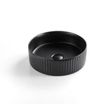 VITO Geneva Fluted Round Premium Ceramic Above-Counter Basin 400*400*125mm GNV4040 — detail 2
