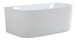Bali Fluted Freestanding Back to Wall Bathtub 1500/1700 BBAT1500GW-MW-MB/BBAT1700GW-MW-MB — detail 7
