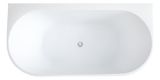 Bali Fluted Freestanding Back to Wall Bathtub 1500/1700 BBAT1500GW-MW-MB/BBAT1700GW-MW-MB — detail 9