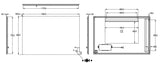 Ovian LED Back lit Mirror Pencil Edge Smart touch free controls 750/900/1200 OSPBM7560/9075/1280 — detail 4