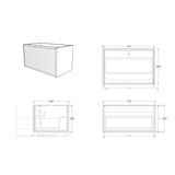 Bellevue Wall-Hung PVC Fluted Vanity K75W — detail 4