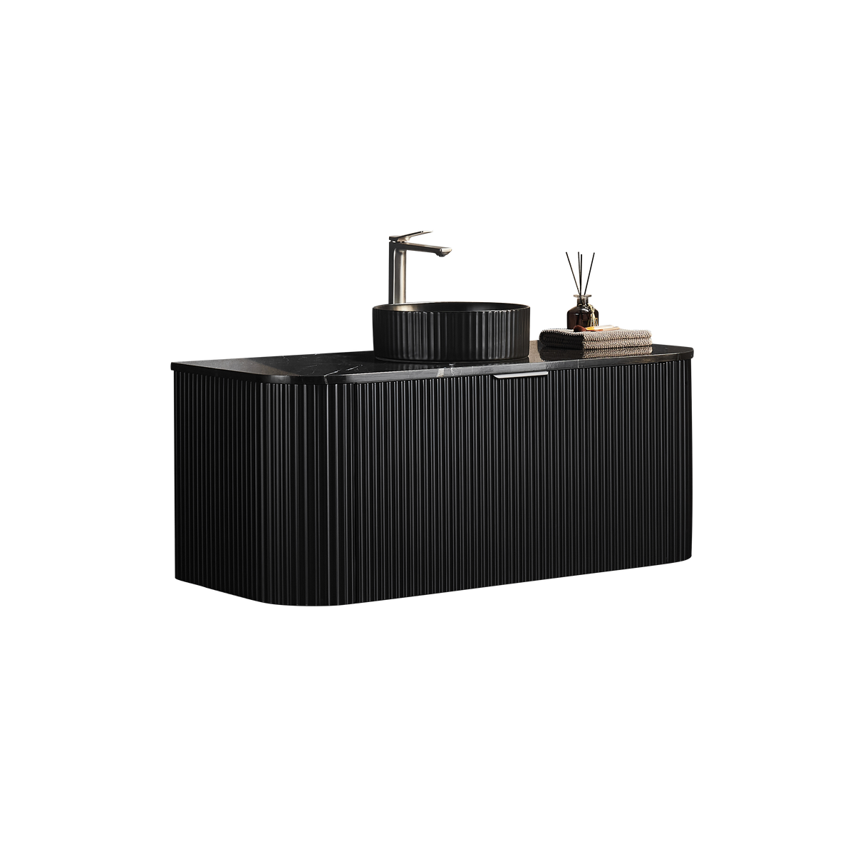 VITO AVANTTI Fluted Curved Vanity With Soft Closing Drawers 1200-1800mm (AVT1200W-AVT1800W) — detail 19