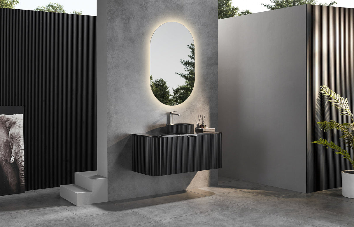 VITO AVANTTI Fluted Curved Vanity With Soft Closing Drawers 1200-1800mm (AVT1200W-AVT1800W) — detail 10