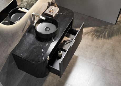 VITO AVANTTI Fluted Curved Vanity With Soft Closing Drawers 1200-1800mm (AVT1200W-AVT1800W) — detail 11