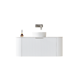 VITO AVANTTI Fluted Curved Vanity With Soft Closing Drawers 1200-1800mm (AVT1200W-AVT1800W) — detail 8