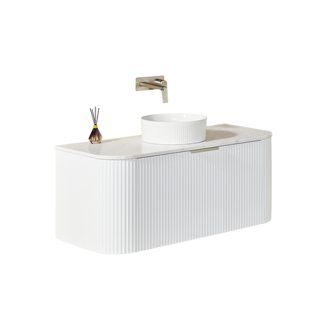 VITO AVANTTI Fluted Curved Vanity With Soft Closing Drawers 1200-1800mm (AVT1200W-AVT1800W) — detail 9