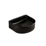 VITO Athena Fluted Arch Premium Ceramic Above-Counter Basin 400*360*130mm ATH4036AR-GW/MW/MB — detail 2