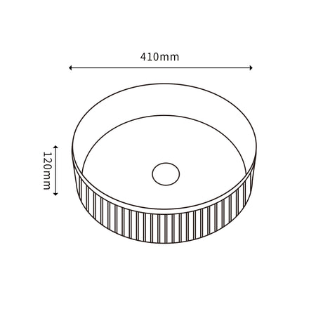 CA410R Above Counter Basin(Round: 420*420*150mm) — detail 3