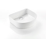 VITO Geneva Fluted Arch Premium Ceramic Above-Counter Basin 415*365*120mm CA4135AR — detail 3