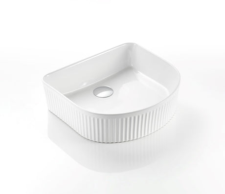 VITO Geneva Fluted Arch Premium Ceramic Above-Counter Basin 415*365*120mm CA4135AR — detail 3