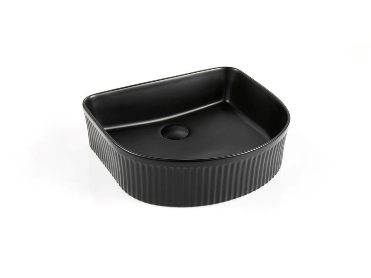 VITO Geneva Fluted Arch Premium Ceramic Above-Counter Basin 415*365*120mm CA4135AR — detail 2