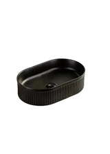 VITO Athena Fluted Oval Premium Ceramic Above-Counter Basin 490*310*130mm ATH4931-GW/MW/MB — detail 2