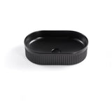 VITO Athena Fluted Oval Premium Ceramic Above-Counter Basin 590*370*100mm ATH5937-GW/MW/MB — detail 3
