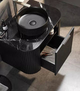 VITO AVANTTI Fluted Curved Vanity With Soft Closing Drawers 600-900mm (AVT600W-AVT900W) — detail 9