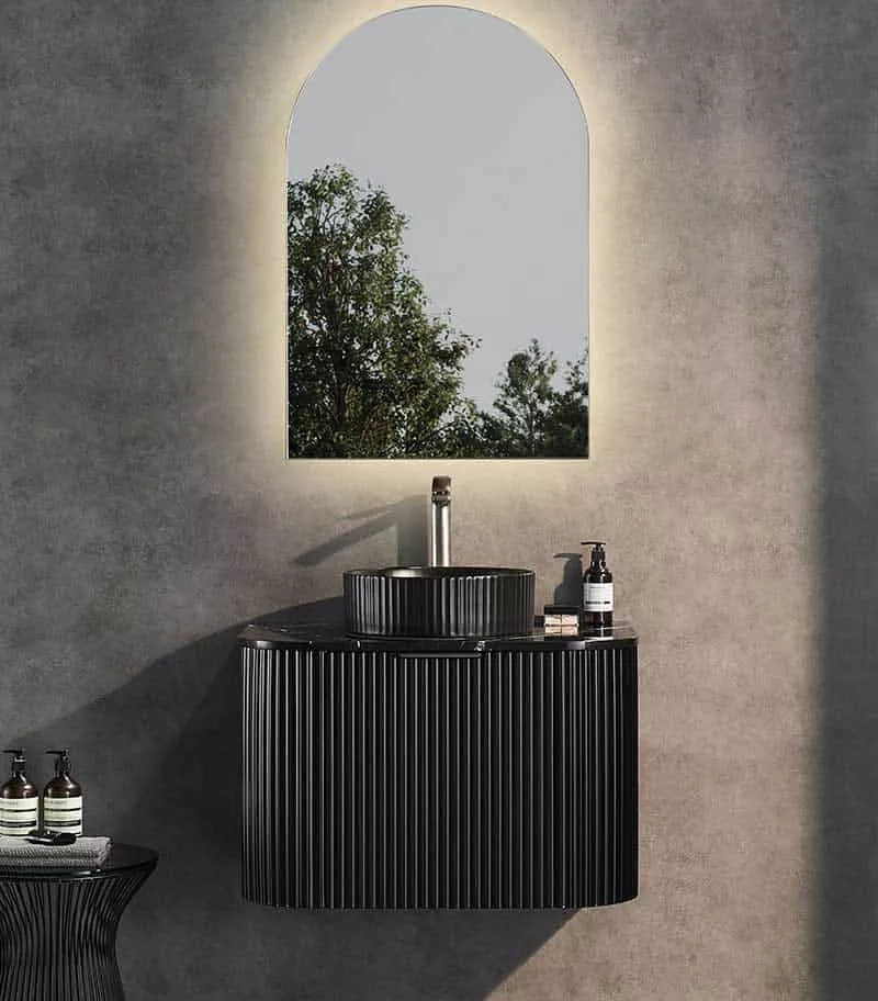 VITO AVANTTI Fluted Curved Vanity With Soft Closing Drawers 600-900mm (AVT600W-AVT900W) — detail 7
