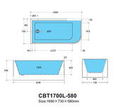 Corner CBT1700L-580 — detail 3