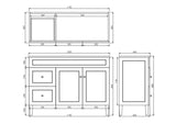 Harrington Free-Standing PVC Vanity CH124LL — detail 3