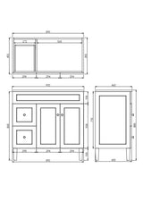 Harrington Free-Standing PVC Vanity CH94LL — detail 6