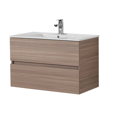 Stella Wall-Hung PVC Vanity Cabinet Only OAK900-WH-Cab — detail 2