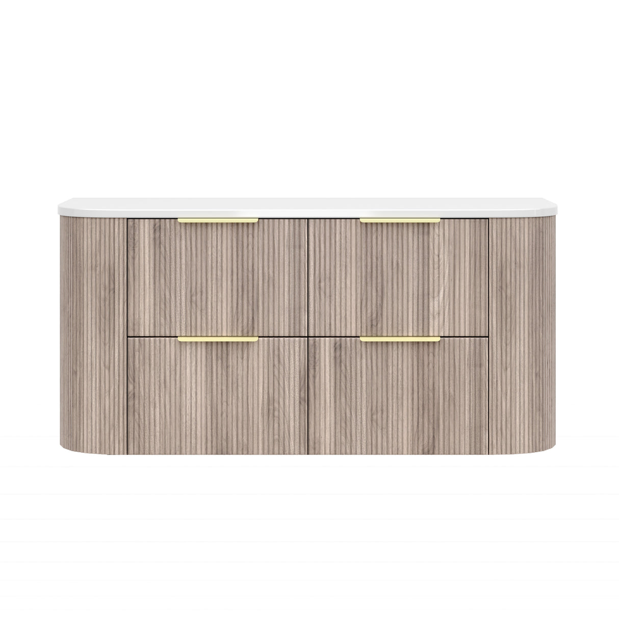 Vito Artis-D Wall-Hung PVC Curved Vanity with Soft-Close Drawers 600/750/900/1200/1500 — detail 14