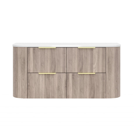 Vito Artis-D Wall-Hung PVC Curved Vanity with Soft-Close Drawers 600/750/900/1200/1500 — detail 14