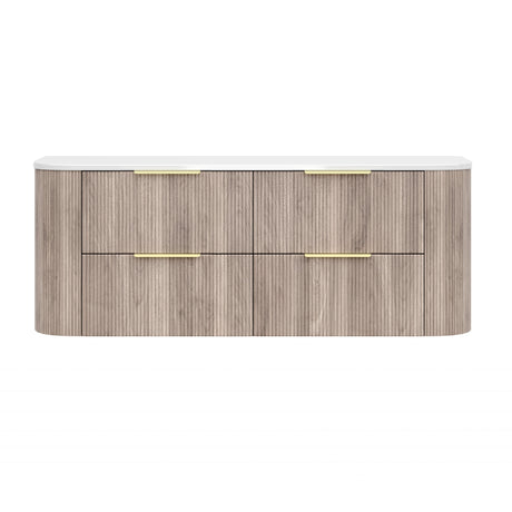 Vito Artis-D Wall-Hung PVC Curved Vanity with Soft-Close Drawers 600/750/900/1200/1500 — detail 17