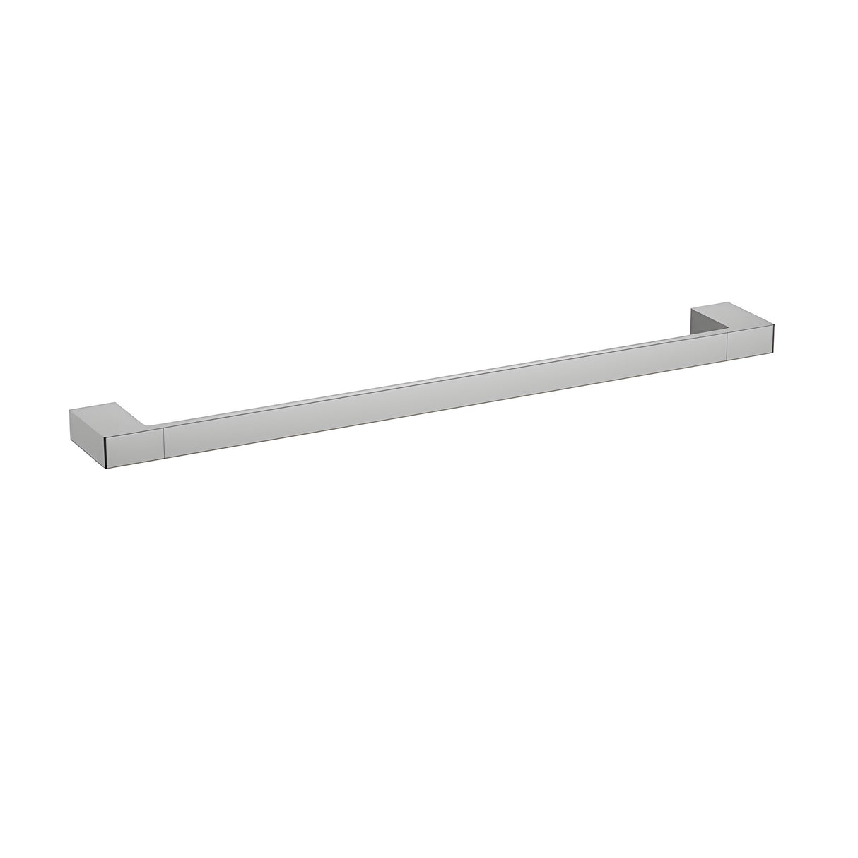 Ceram Towel Rail Single Brushed Nickel 600mm Brushed Nickel