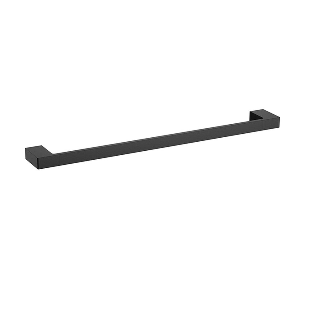 Ceram Towel Rail Single Matt Black 600mm Matt Black