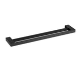 Ceram Towel Rail Double Matt Black 600mm Matt Black