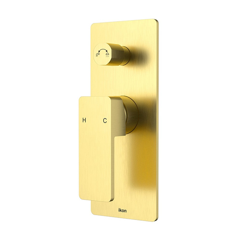 Ceram Wall Mixer Diverter Chrome Chrome
