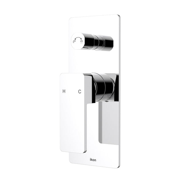 Ceram Wall Mixer Diverter Chrome Chrome