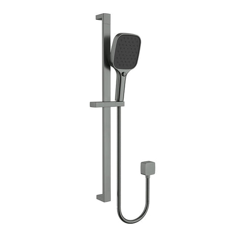 Ceram Sliding Shower Set Gun Metal Gun Metal