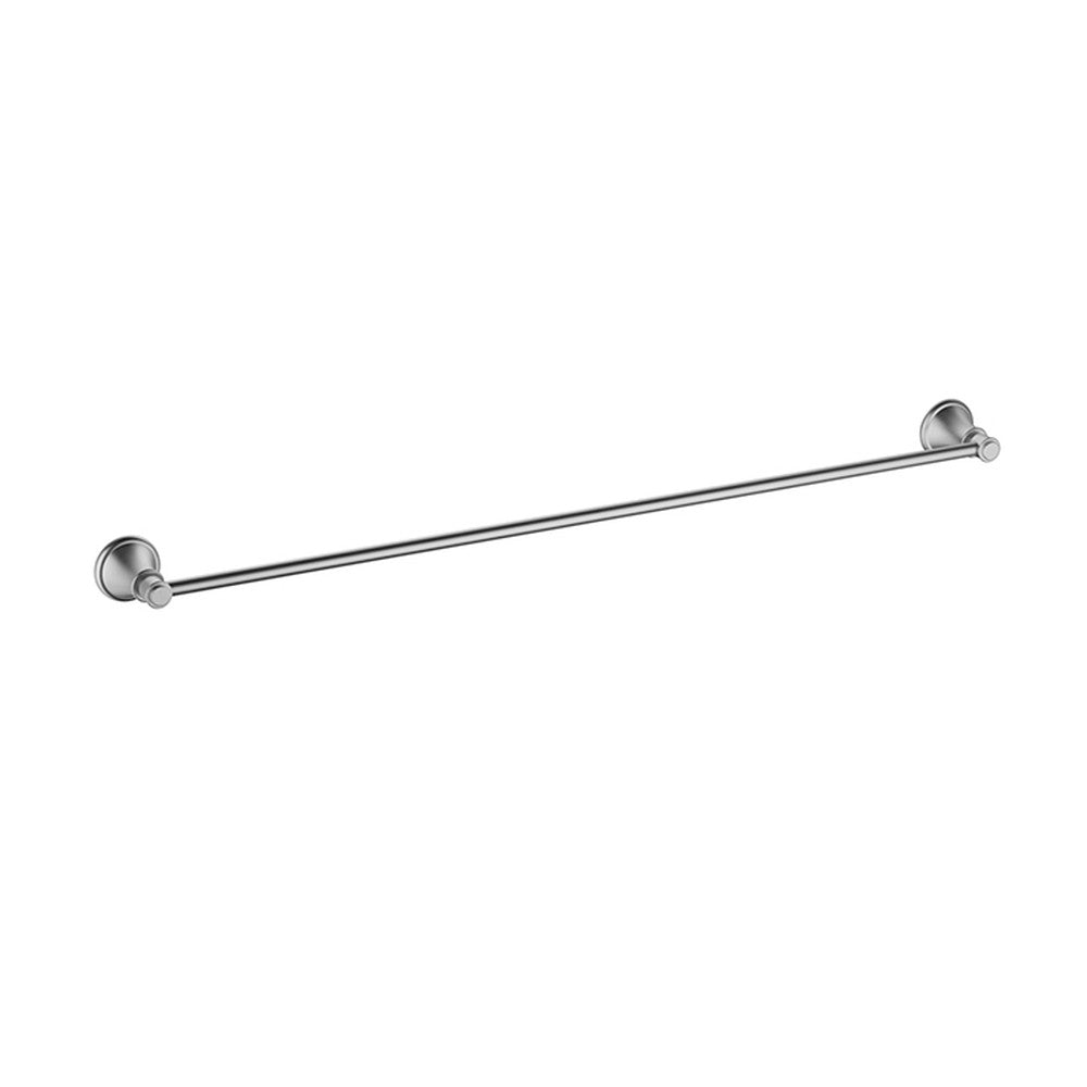 Clasico Towel Rail Single Brushed Nickel 600mm Brushed Nickel