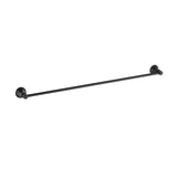 Clasico Towel Rail Single Matt Black 600mm Matt Black