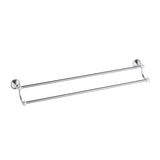Clasico Towel Rail Double Chrome 800mm Chrome