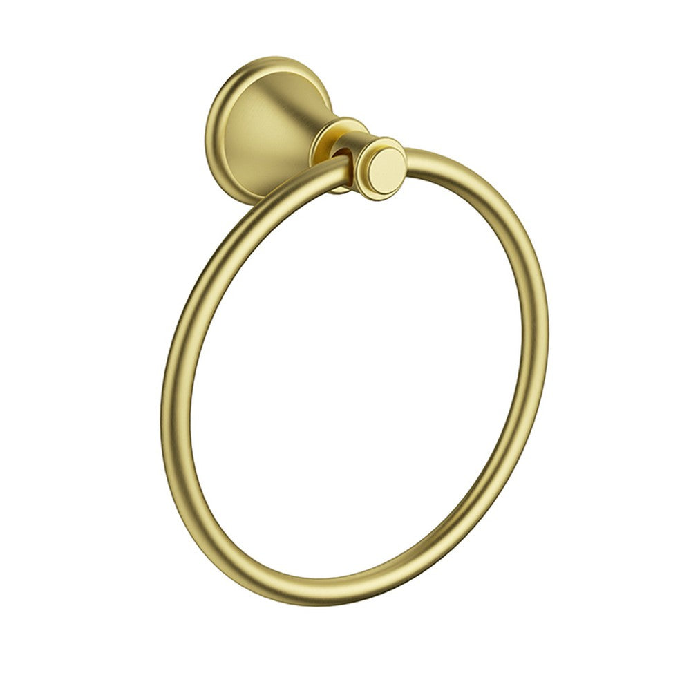 Clasico Towel Ring Brushed Gold Brushed Gold