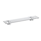 Clasico Shelf Glass Chrome Chrome