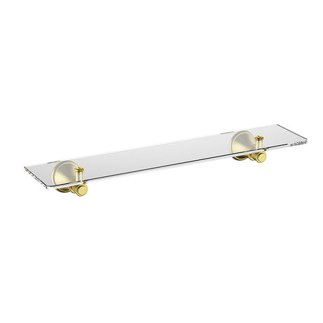Clasico Shelf Glass Brushed Gold Brushed Gold