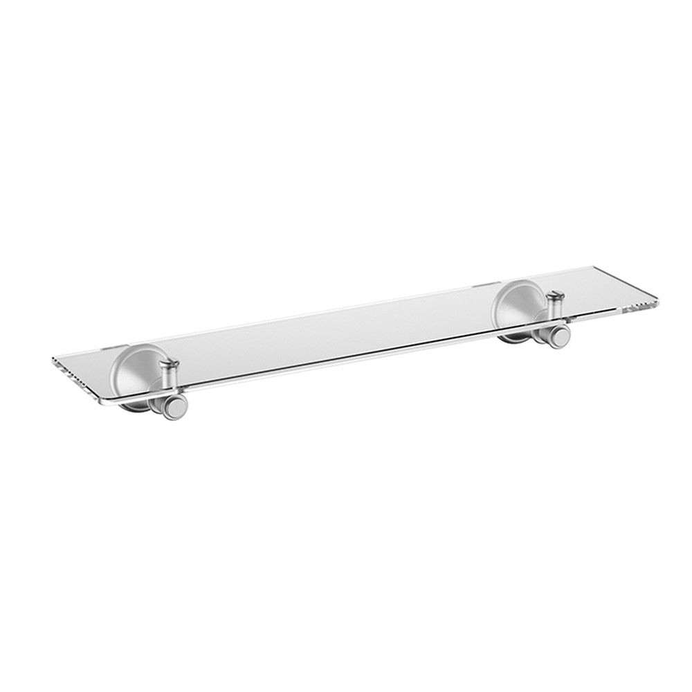 Clasico Shelf Glass Brushed Nickel Brushed Nickel