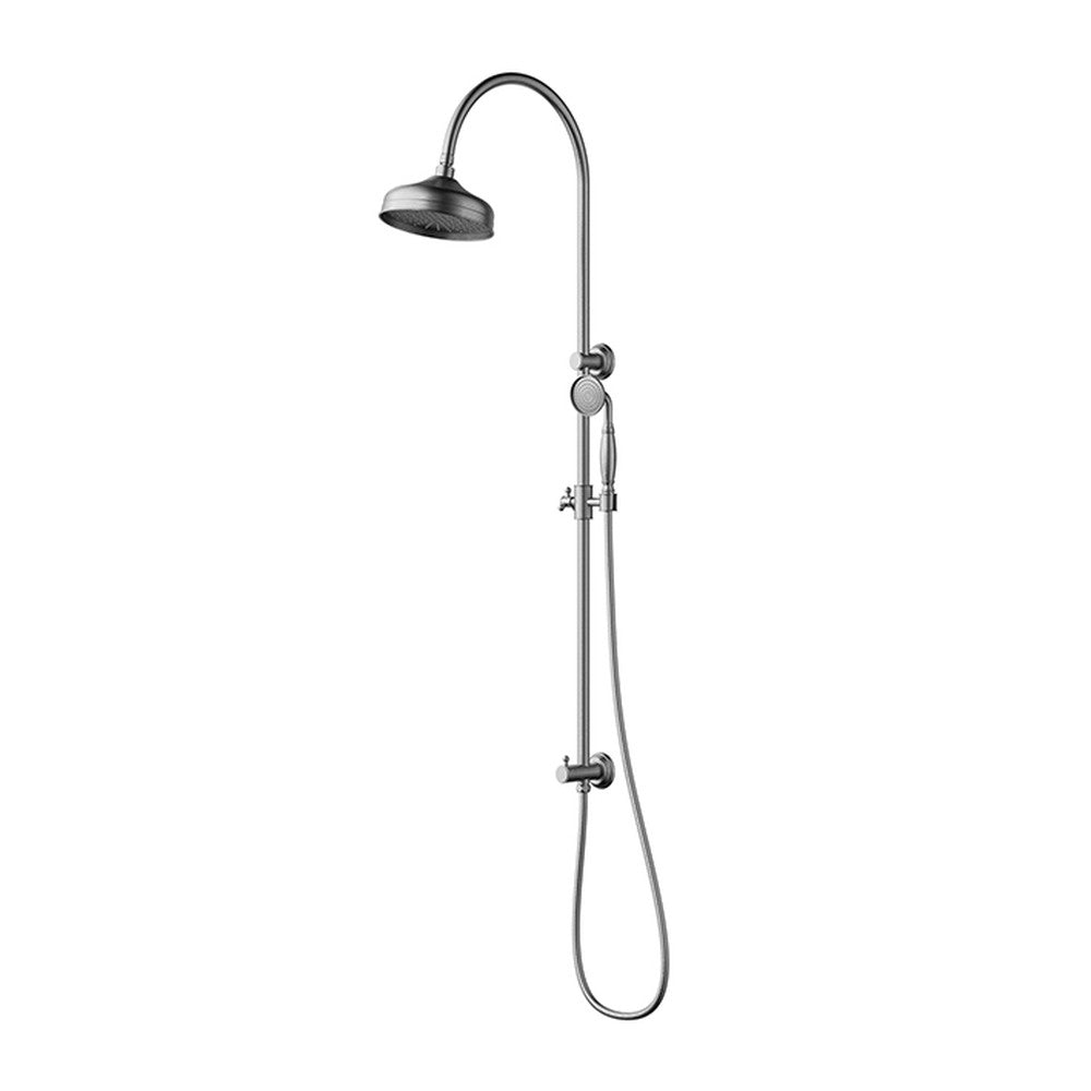 Clasico Shower Set  Brushed Nickel Brushed Nickel