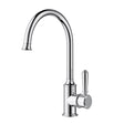 Clasico Sink Mixer Gooseneck Chrome Chrome