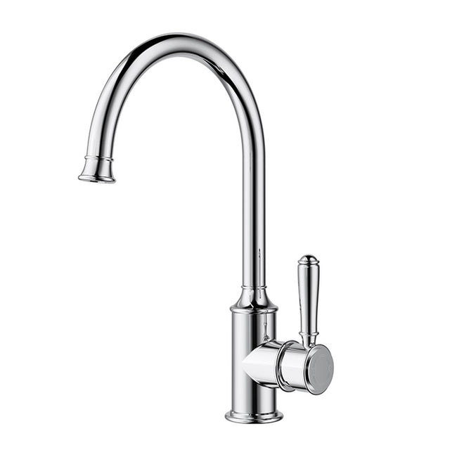 Clasico Sink Mixer Gooseneck Chrome Chrome