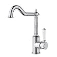 Clasico Sink Mixer Chrome / Ceramic Handle Chrome