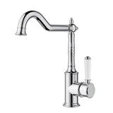 Clasico Sink Mixer Chrome / Ceramic Handle Chrome