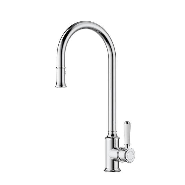 Clasico Sink Mixer Pull-out Chrome / Ceramic Handle Chrome